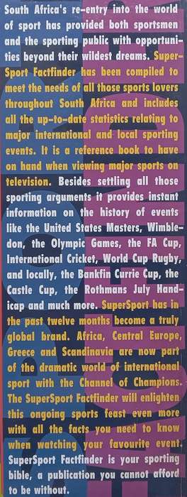Supersport Factfinder: South African & International | Anton Berkovitz & Andrew Samson
