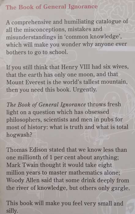 The Book of General Ignorance | John Lloyd & John Mitchinson