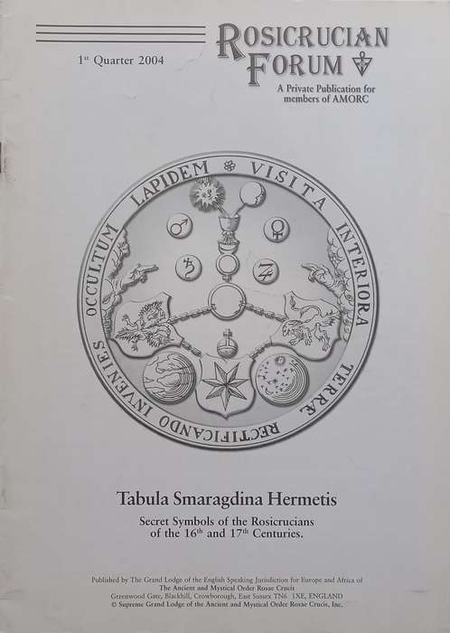 Rosicrucian Forum (1st Quarter, 2004)