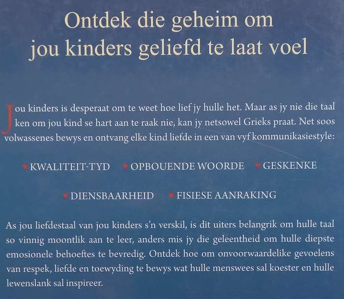 Vyf Tale van die Liefde van Kinders (Afrikaans) | Gary Chapman & Ross Campbell
