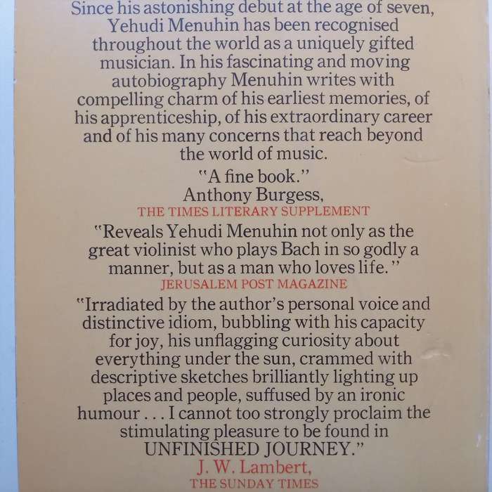 Unfinished Journey | Yehudi Menuhin