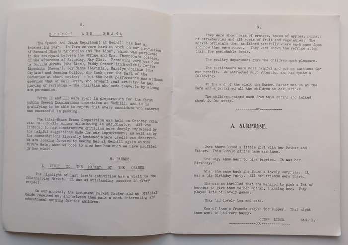 Redhill School 1960 Yearbook