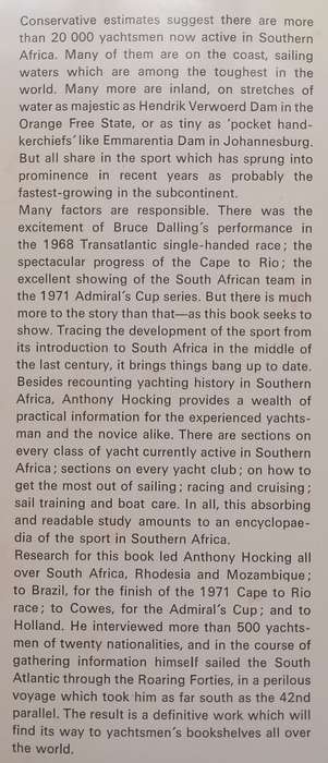 Yachting in Southern Africa | Anthony Hocking