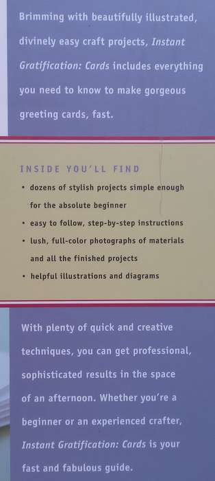 Instant Gratification Cards: Fast and Fabulous Projects | Carol Endler Sterbenz & Genevieve A. St...