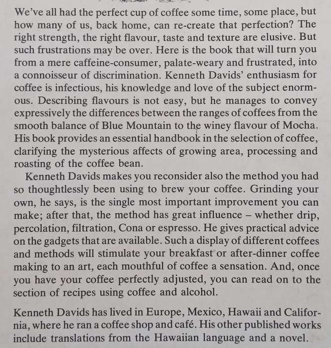 The Coffee Boor | Kenneth Davids