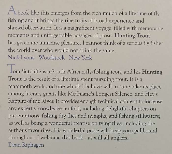 Hunting Trout: Angles and Anecdotes on Trout Fishing (Signed by Author) | Tom Sutcliffe