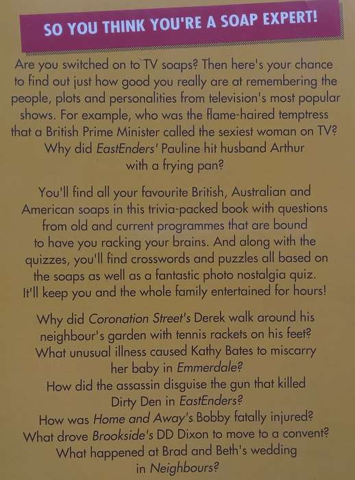 Your Favourite Soaps: Puzzle & Quiz Book | Chris Pointer &amp; Alison Fitzpatrick