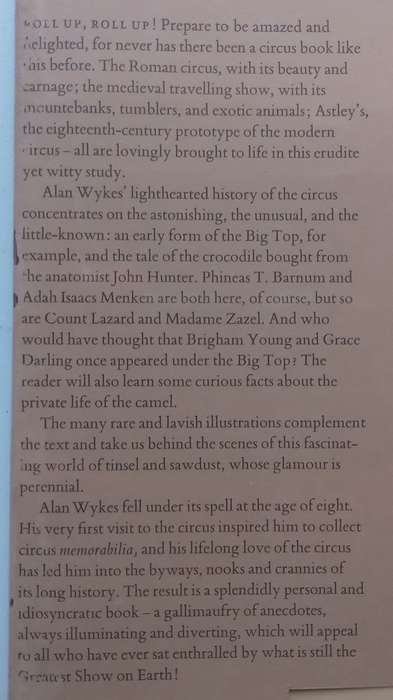 Circus! An Investigation Into What Makes the Sawdust Fly | Alan Wykes