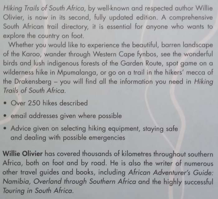 Hiking Trails of South Africa | Willie Olivier