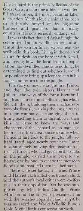 Prince of Cats (On Leopards) | Arjan Singh