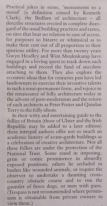 Follies: A National Trust Guide | Gwyn Headley & Wim Meulenkamp