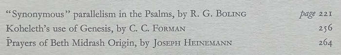 Journal of Semitic Studies (Vol. 5, No. 3, July 1960)
