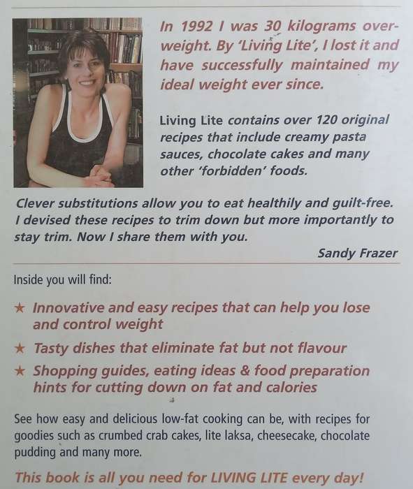 Living Lite: Ultra Low-Fat & Fat-Free Recipes | Sandy Frazer