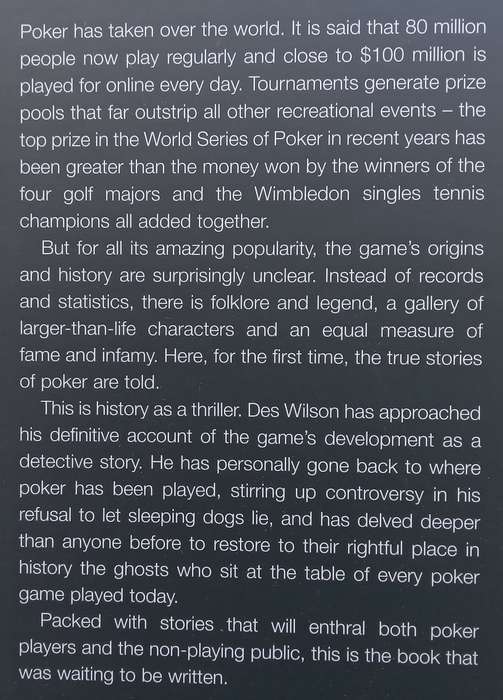 Ghosts at the Table: The Amazing Story of Poker | Des Wilson