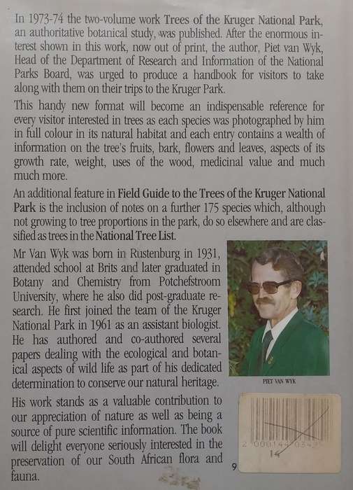 Field Guide to the Trees of the Kruger National Park (Hardcover) | Piet van Wyk