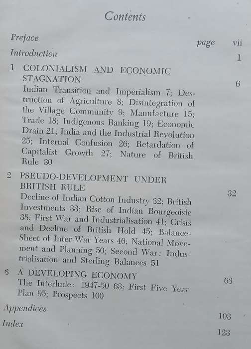 Indian Economy: Yesterday and Today | V. B. Singh