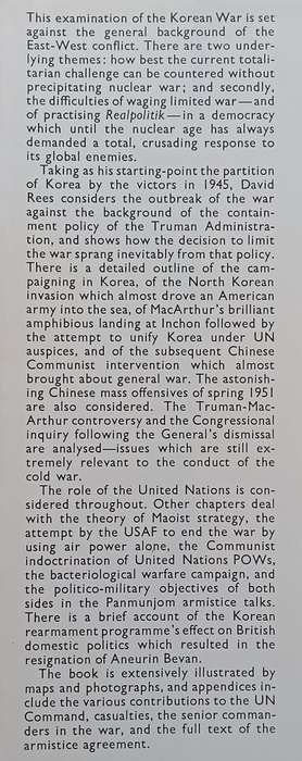 Korea: The Limited War | David Rees