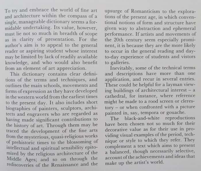 Dictionary of Fine Arts | Denis Thomas
