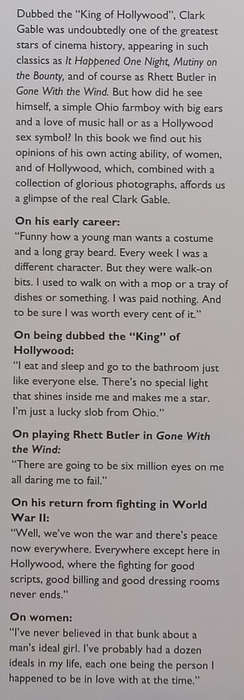 Clark Gable in His Own Words | Neil Grant (Ed.)