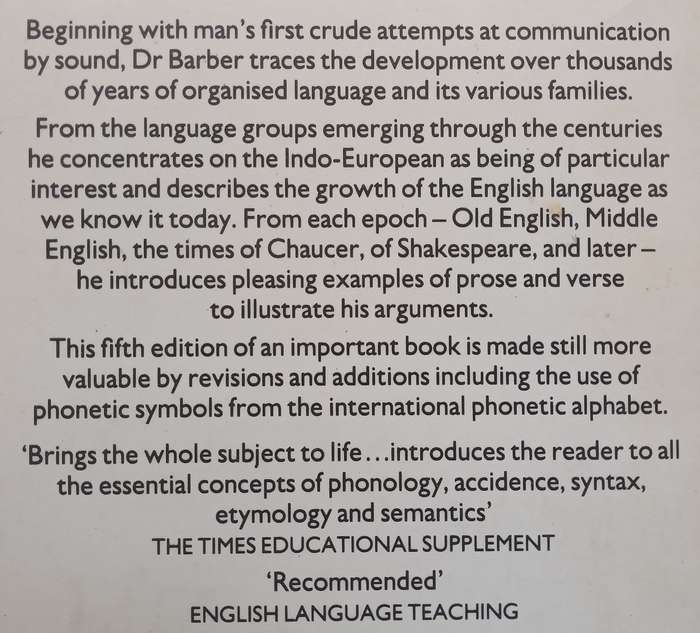 The Story of Language | C. L. Barber