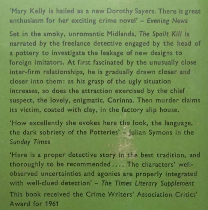 The Spoilt Kill | Mary Kelly