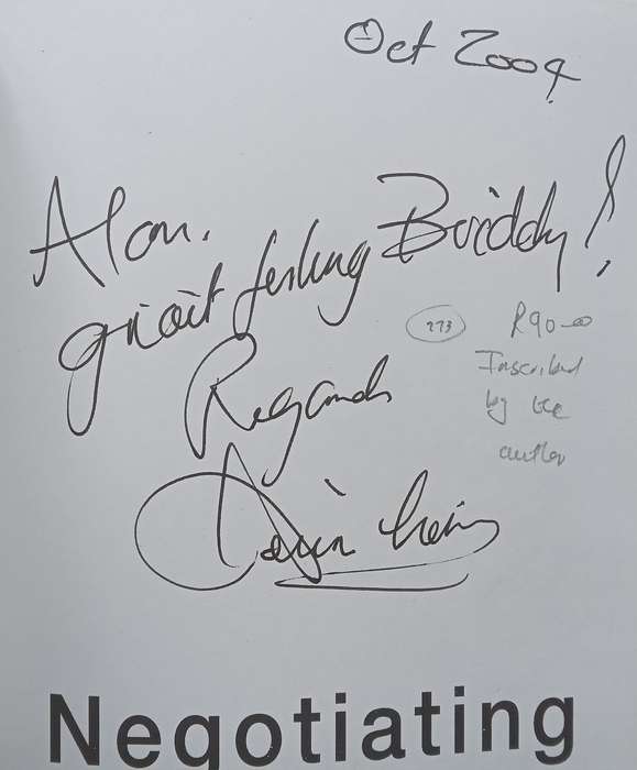 Negotiating in the 21st Century (Inscribed by Author) | Dennis T. Lewis