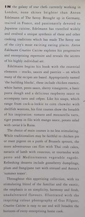 Creative Cuisine (Copy of Chef Lochner de Kock) | Anton Edelmann