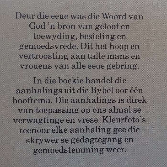 Woorde Van Vreugde: Aanhaalings Uit Die Bybel (Afrikaans)