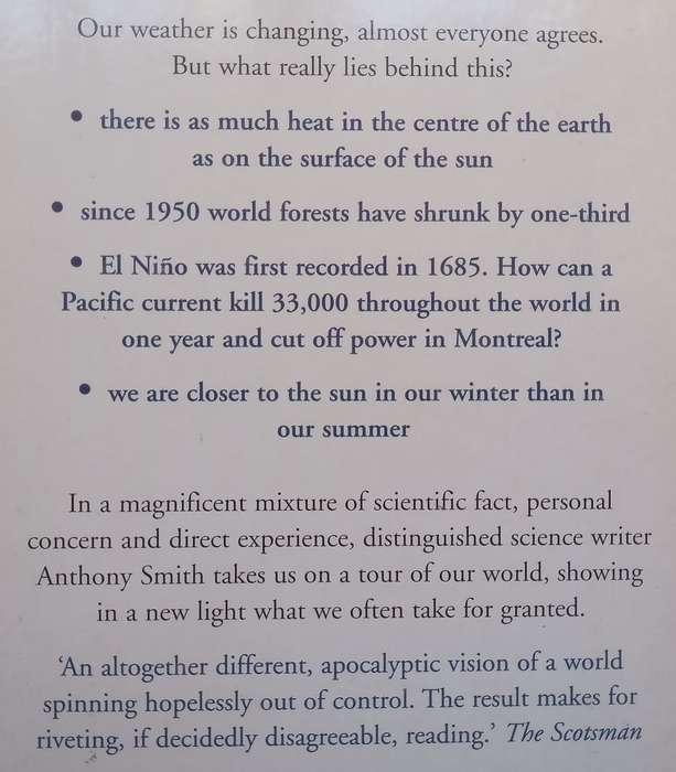 The Weather: What is Happening to Our Climate? | Anthony Smith