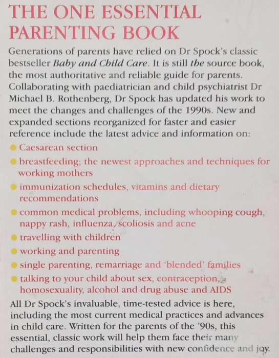 Dr Spocks Baby and Child Care for the Nineties | Benjamin Spock & Michael B. Rothenberg