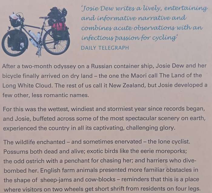Long Cloud Ride: A 6000 Mile Cycle Journey Around New Zealand | Josie Dew