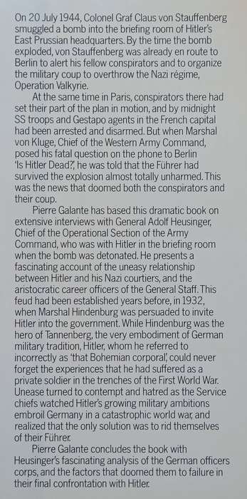 Hitler Lives  And the Generals Die | Pierre Galante