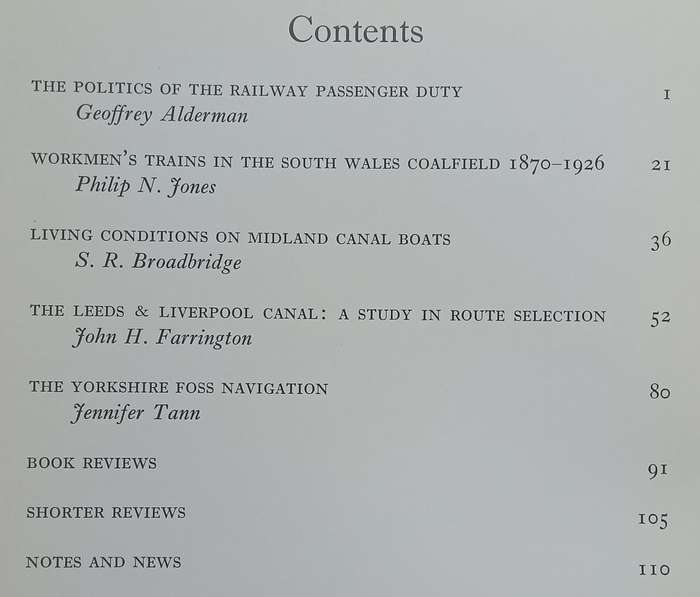 Transport History (Vol. 3, No. 1, March 1970)