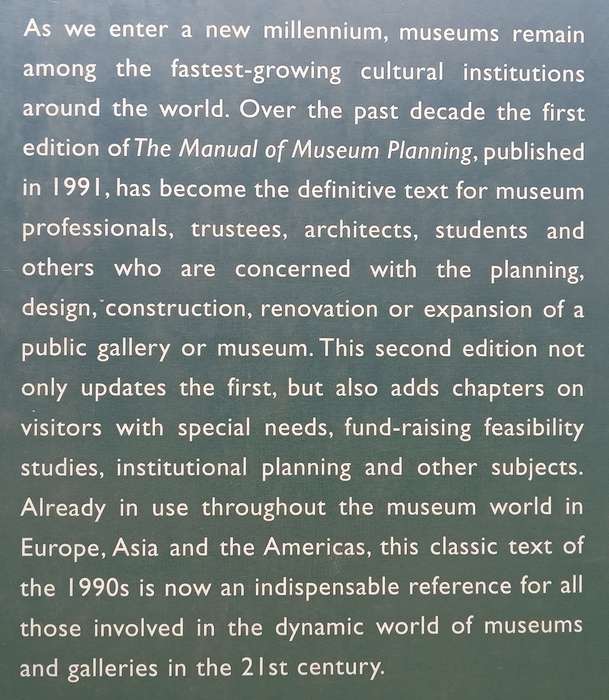 The Manual of Museum Planning (2nd Ed.) | Gail Dexter Lord & Barry Lord (Eds.)