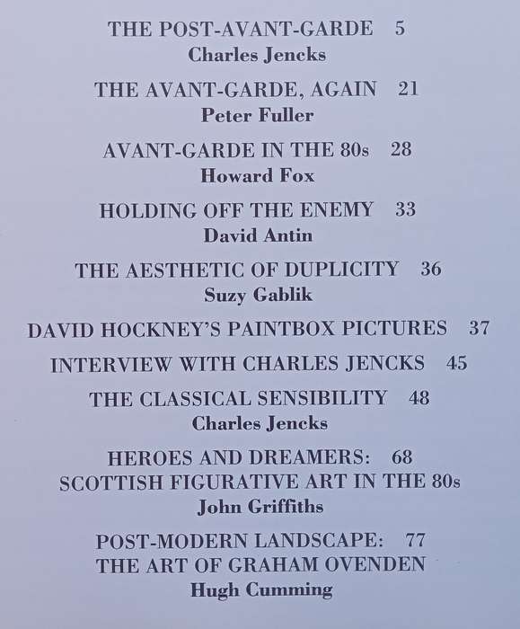 The Post-Avant Garde Painting in the Eighties | Andreas C. Papdakis (Ed.)