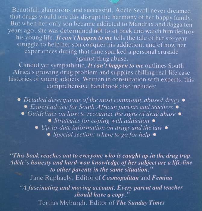 It Cant Happen to Me: A Mothers Fight Against Drug Abuse in South Africa | Adele Searll