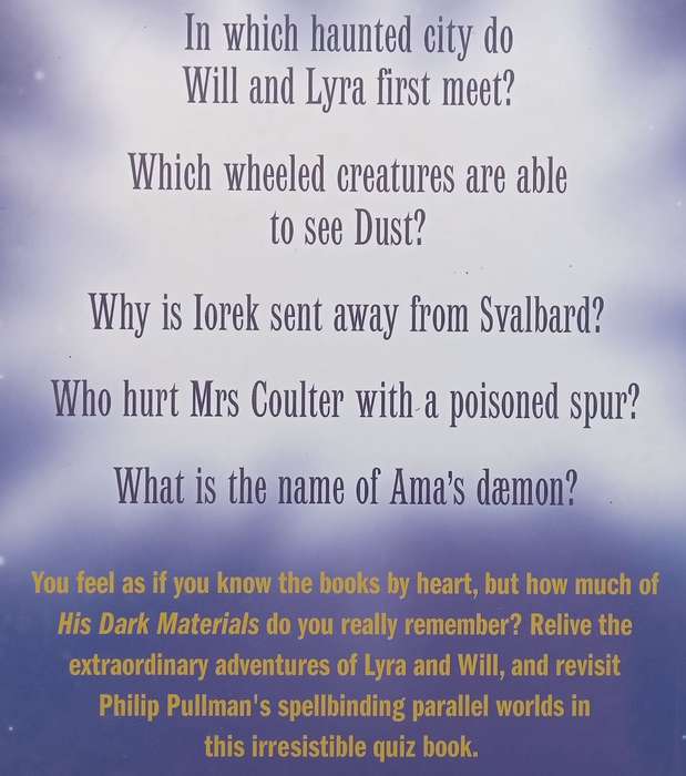 So You Think You Know His Dark Materials? The Unofficial Quiz Book | Clive Gifford