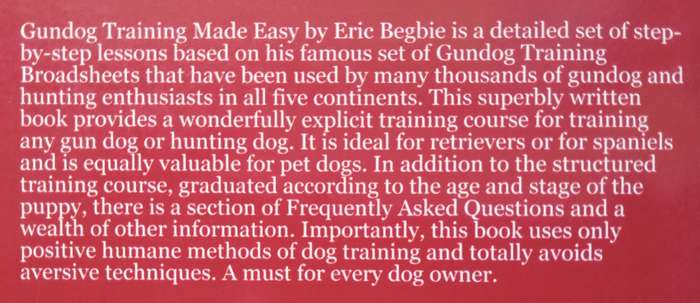 Gundog Training Made Easy | Eric Begbie