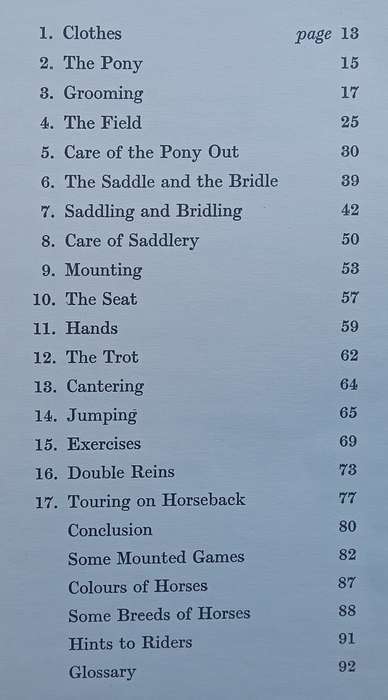 An Outline for the Young Rider | Thistle Galbraith