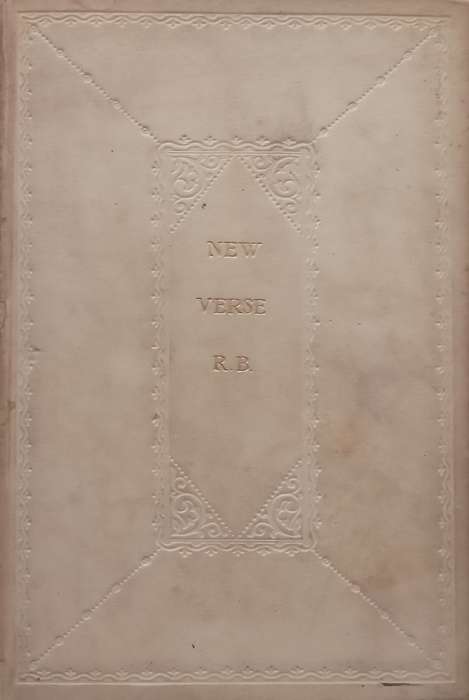 New Verse Written in 1921 | Robert Bridges