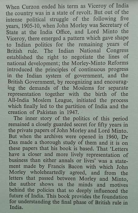India Under Morley and Minto: Politics Behind Repression, Revolution and Reforms (Proof Copy) | M...