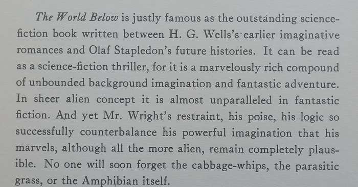 The World Below | S. Fowler Wright
