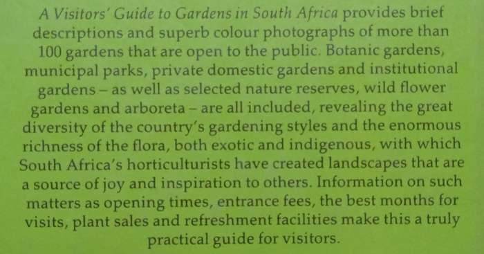 A Visitors Guide to Gardens in South Africa | Nancy Gardiner