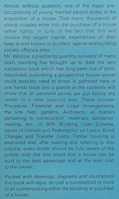 So You Want a House! A Complete Guide to House Building and Purchase in South Africa | A. R. Willcox