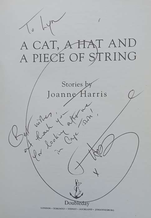 A Cat, a Hat, and a Piece of String (Warmly Inscribed by Author) | Joanne Harris