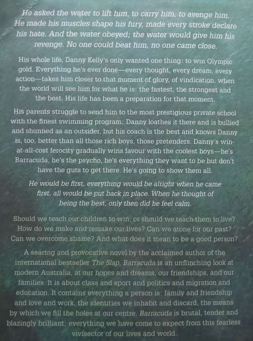 Barracuda (Signed and Dated by Author) | Christos Tsiolkas