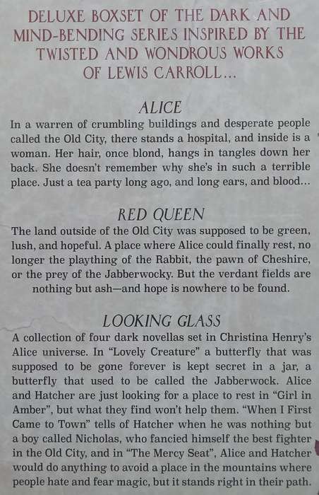 The Chronicle of Alice Trilogy (3 Book Set in Deluxe Slipcase) | Christina Henry