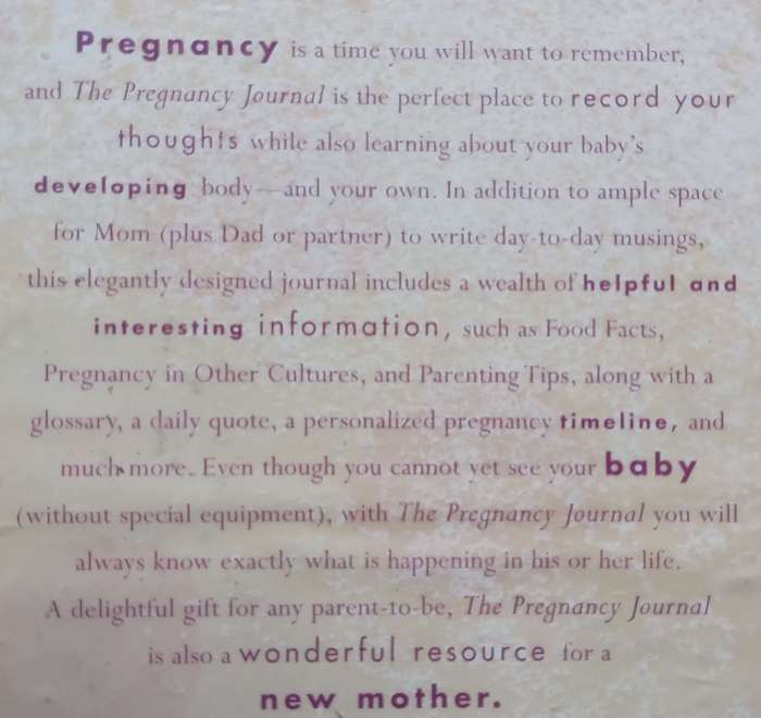 The Pregnancy Journal: A Day-to-Day Guide top a Healthy and Happy Pregnancy | A. Christine Harris