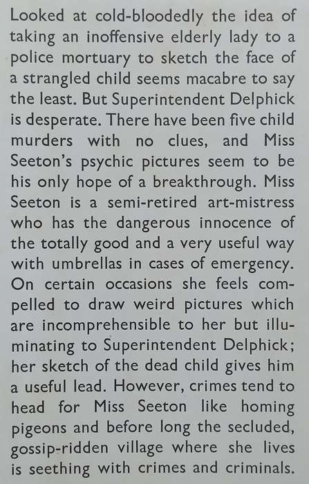 Miss Seeton Draws the Line (First Edition, 1969) | Heron Carvic