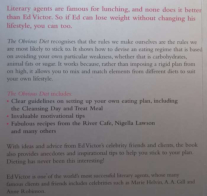 The Obvious Diet: Your Personal Way to Lose Weight Fast | Ed Victor